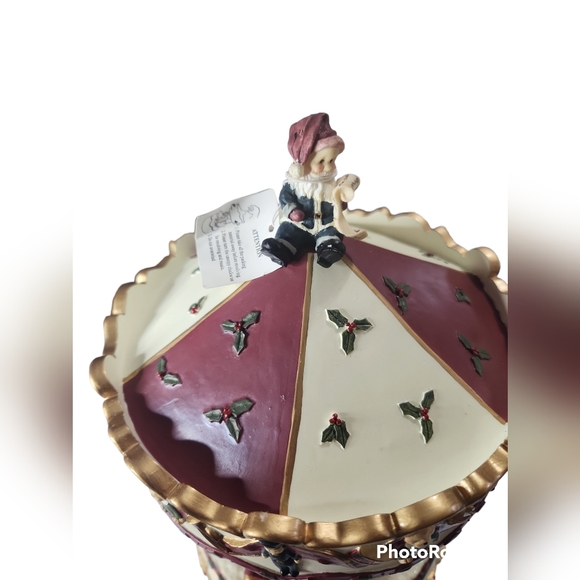 CARLTON CARDS Carousel Music Box Collectible w/ Box - Picture 6 of 8